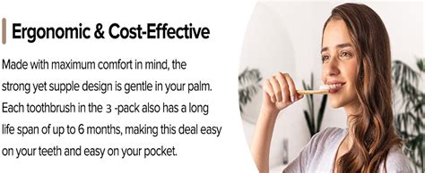 Buy INSIME Bamboo toothbrush set for teeth | Organic Natural wooden ...