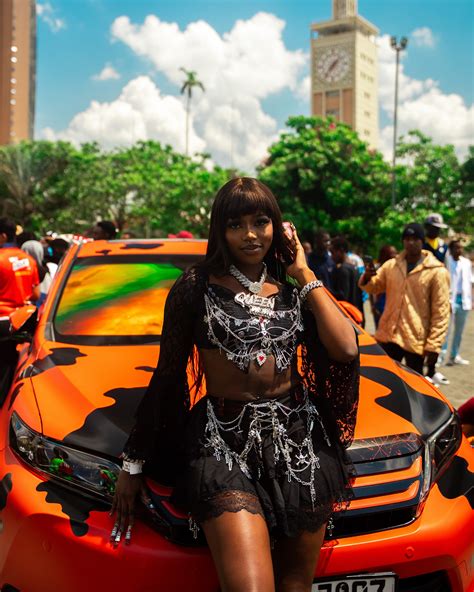Only Fans Kenyan Model QUEEN TAHSHAAR's flashy Harrier is the talk of the town - She makes a ...