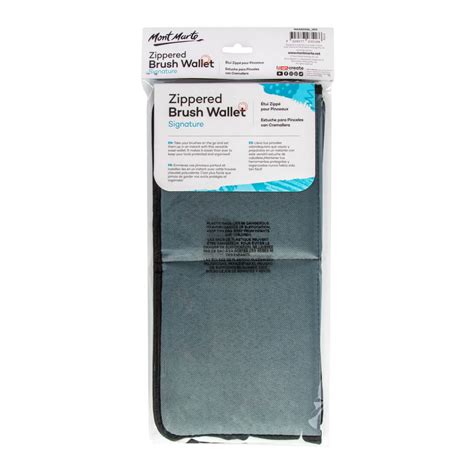 Mont Marte Zippered Brush Wallet – SCOOBOO