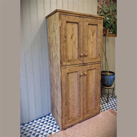 Modern rustic kitchen cabinets, pantry larder, Somerset handmade