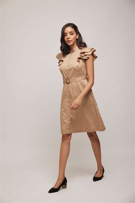 Circular Flare Shirt Dress – Escape By Aishwarya