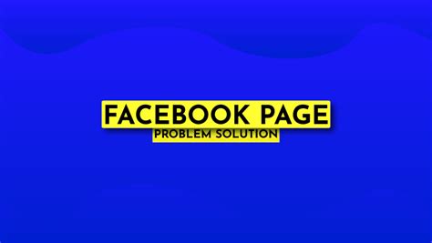 Image result for Facebook Page Problem