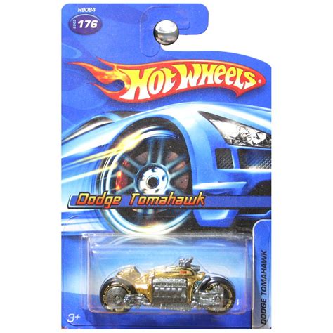 Buy Hot Wheels Dodge Tomahawk Motorcycle Gold #176 No Series Online at ...