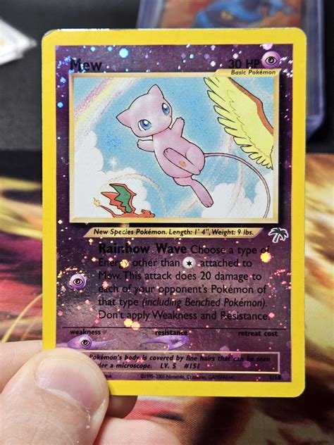 Southern Islands Mew I picked up recently with 4 swirls on it! : r/PokemonTCG