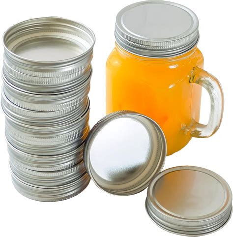 Amazon.com: Kate Aspen Mason Jar Lids, Solid Canning Lids (Set of 12 ...
