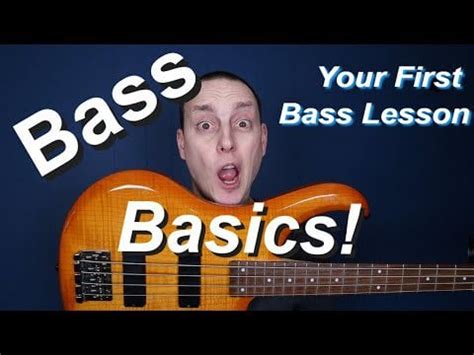 Image result for Beginner Bass Lesson Your Very First Step
