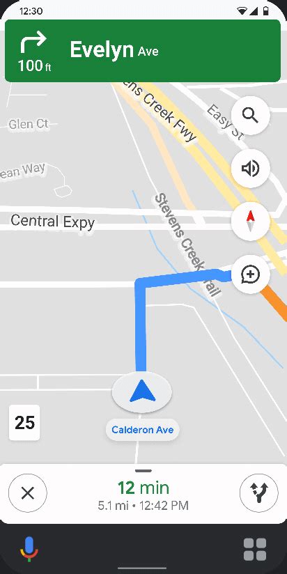 Google Maps Driving Mode 的图像结果
