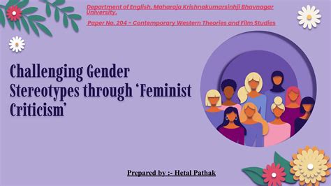 Challenging Gender Stereotypes through 'Feminist Criticism'. | PPT