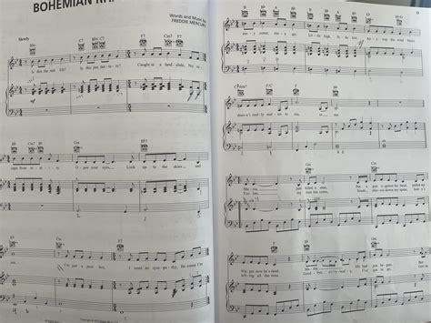 Guitar Chords Bohemian Rhapsody