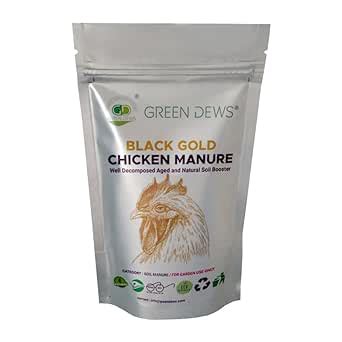 Green Dews Black Gold Chicken Manure: Well Decomposed Aged 90% Reduced ...