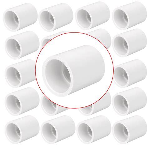 Snapklik.com : 20 Pack 3/4" PVC Pipe Coupling Adapter Pipe Fittings