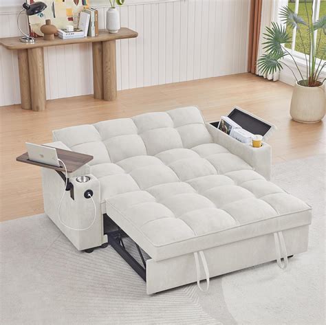 Amazon.com: 3 in 1 Convertible Sleeper Sofa Bed Futon Couches for ...