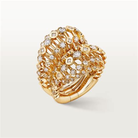Cartier Libre Polymorph ring, transformable, diamonds