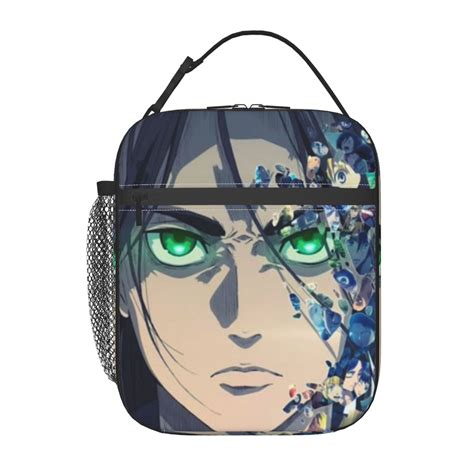 Attack On Titan Final Season Insulated Lunch Bag Portable Tote Bento ...