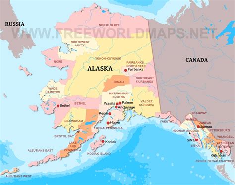 Map Of Alaska And Canada - EMSEKFLOL.COM