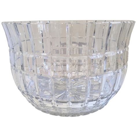 Cut Crystal Serving Bowl at 1stDibs | cut glass serving bowl, cut glass ...