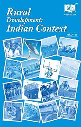Buy MRD-101 RURAL DEVELOPMENT INDIAN CONTEXT Book Online at Low Prices ...