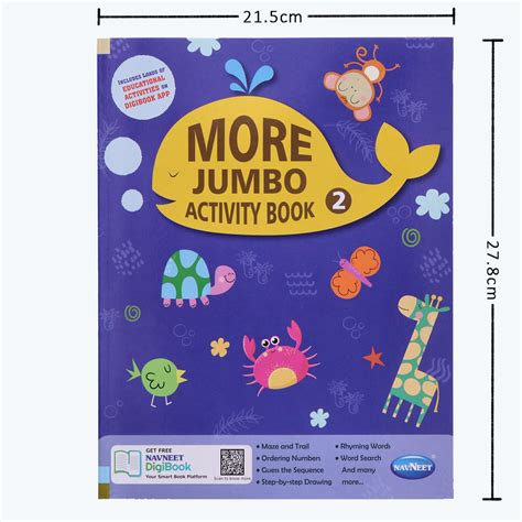 Navneet More Jumbo Activity Book 2- Fun Activities for Kids- Maze and