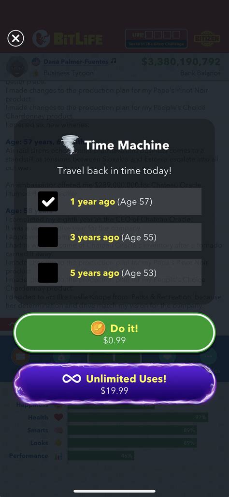 Bit Life Time Machine Not Working 的图像结果