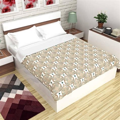 Buy MANDARIN Printed Double Bed Dohar from Home Centre at just INR 1999.0