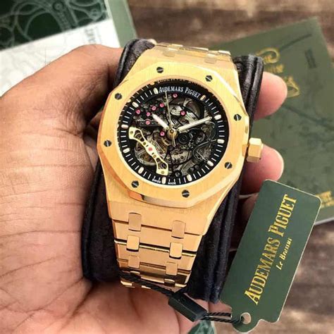 Audemars Piguet Skeleton AP Royal Oak Gold Skeleton Metal – Maniac Watch