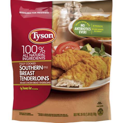 Tyson Breaded Chicken Tenders Calories at Levi Gether blog