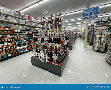 Hobby Lobby Retail Store Interior Christmas Displays Lined Up Editorial Stock Photo - Image of ...
