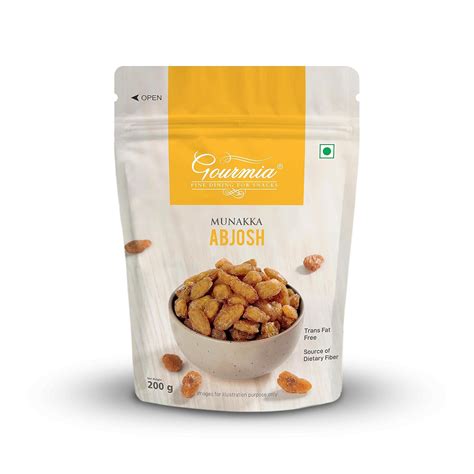 Gourmia Munakka Abjosh 200g | Extra Large Size Premium Golden Raisins ...