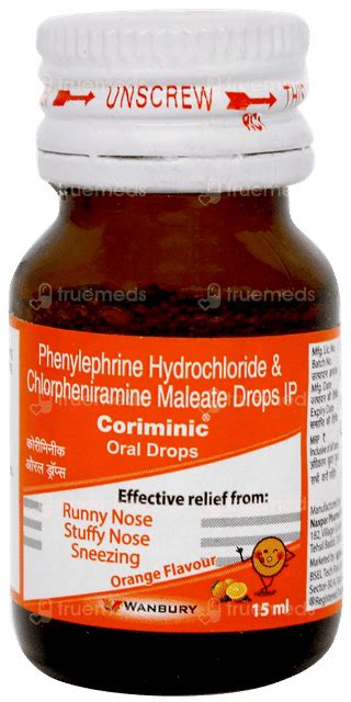 Coriminic Drops 15 ML | Order Coriminic Drops 15 ML Online at Truemeds