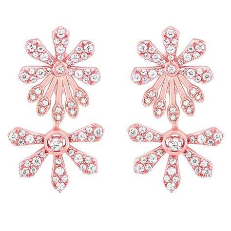 GIVA 925 Silver Bhumi Rose Gold Melodic Musli Convertible Earring ...