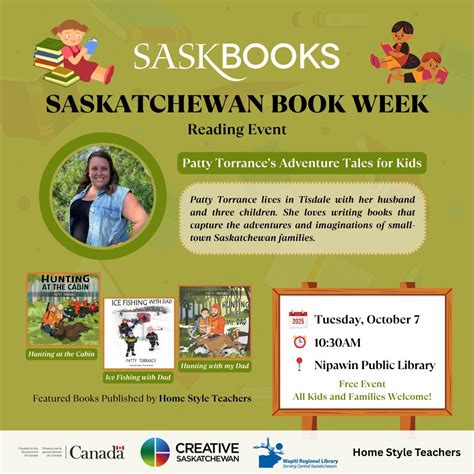 Book Week Reading Event - Patty Torrances Adventure Tales for Kids ...