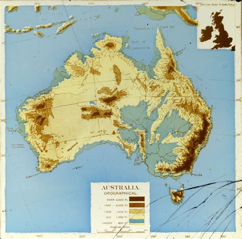 Orographical map of Australia from the early 20th century | Australia map, Fantasy world map, Map