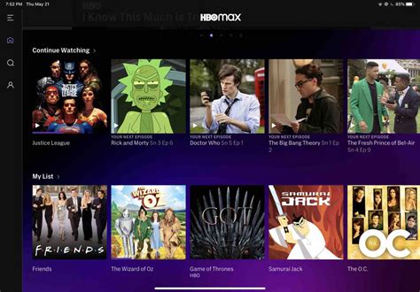 Image result for HBO MAX Library