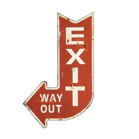 Image result for Cool Exit Sign