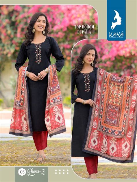 Kaya Ghena 3 New Silk Exclusive Designer Readymade Collection ...
