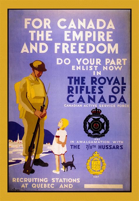 Canadian World War 1 Posters