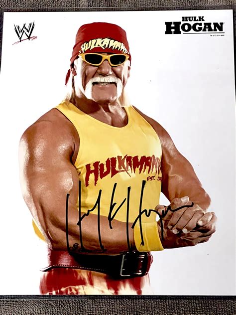 Hulk Hogan collection, brother 💪 #watchagonnado : r/Autographs