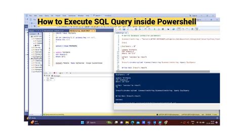 Image result for How to Run SQL Script On PowerShell