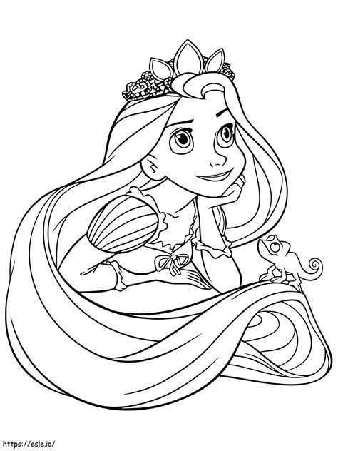 Free Rapunzel Coloring Page Fun – Print Now! - Free coloring pages to print
