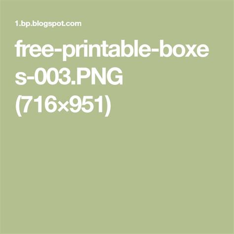 Image result for Printable Box Template