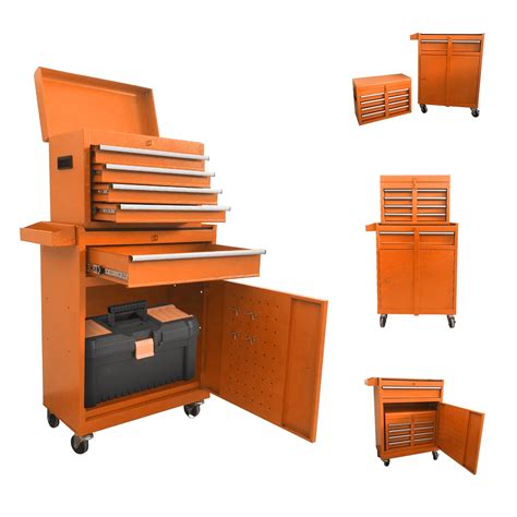 5-Drawer Rolling Tool Chest & Cabinet, 2 in 1 High India | Ubuy