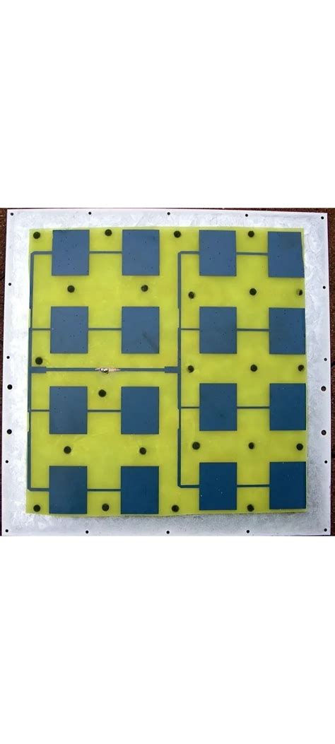 High-frequency pulse antenna for radar, PCB design