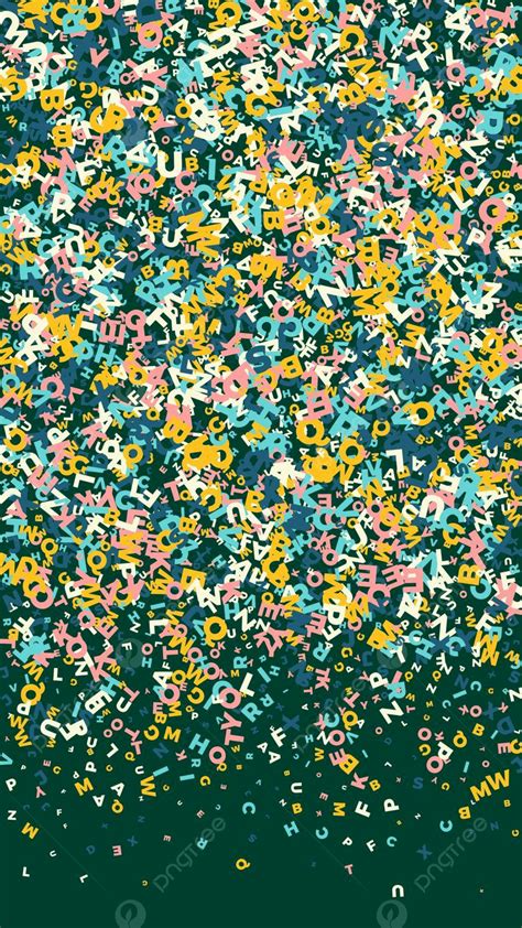 Cayendo Letras Inglesas Palabras Latinas Banner De Regreso A La Escuela ...