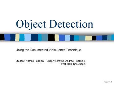 Image result for Object Detection Classification Presentation PowerPoint