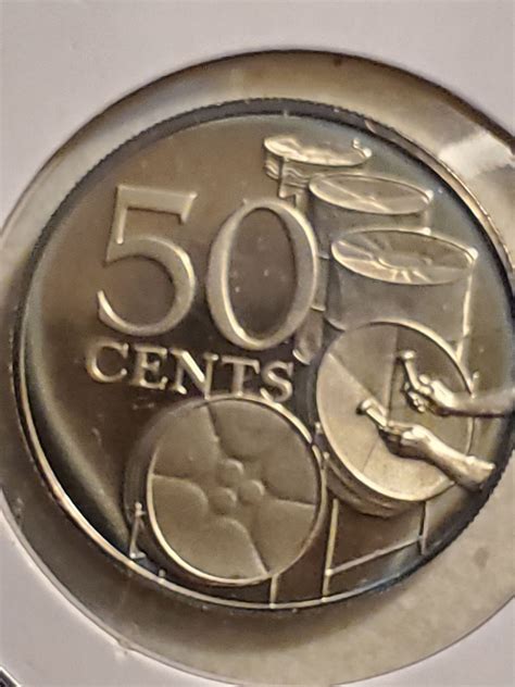 1973 Trinidad & Tobago 50 Cents Proof Coin - For Sale, Buy Now Online ...