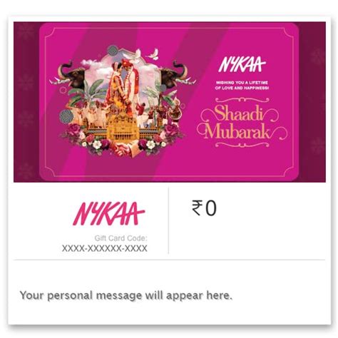 Nykaa | Flat 4% Off | E-Gift Card | Instant Delivery | Valid for Online ...