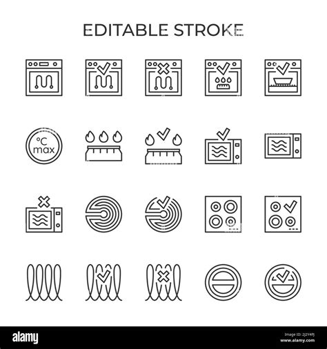 Induction hob symbols hi-res stock photography and images - Alamy