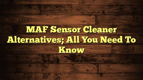 Image result for MAF Sensor Cleaner