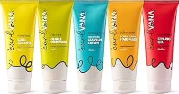 Curlvana The Ultimate Curly Hair Kit with Shampoo, Conditioner, Hair ...