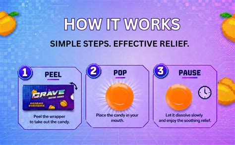 Buy Crave Nicotine - Peachy Paradise Nicotine Candy | 1.5mg Nicotine ...